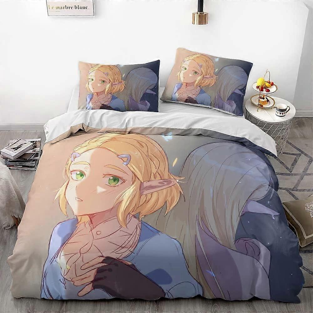 i666 The Legend of Zeld-a Game påslakanset 3D täcke täcke 3 st (1 påslakan + 2 örngott) Påslakanset jm666