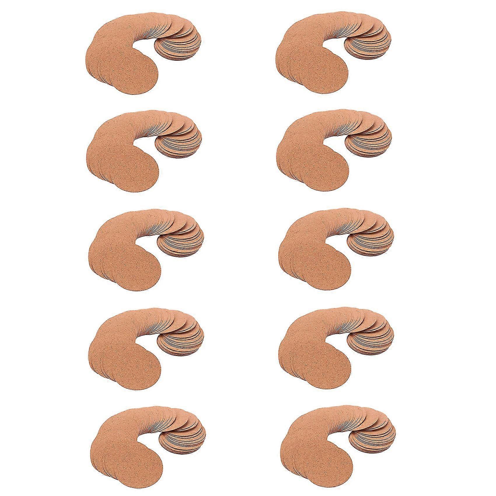 Self-adhesive Cork Coasters,cork Mats Cork Backing Sheets For Coasters And Supplies (600 Pcs, Round