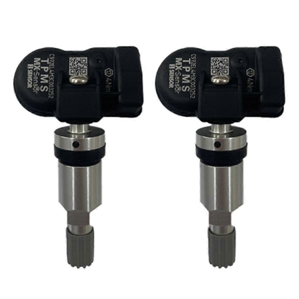 2PCS Programmable TPMS Sensor Universal 433MHz 315MHZ Sensor for Tire Pressure Monitoring System Use with AUTEL