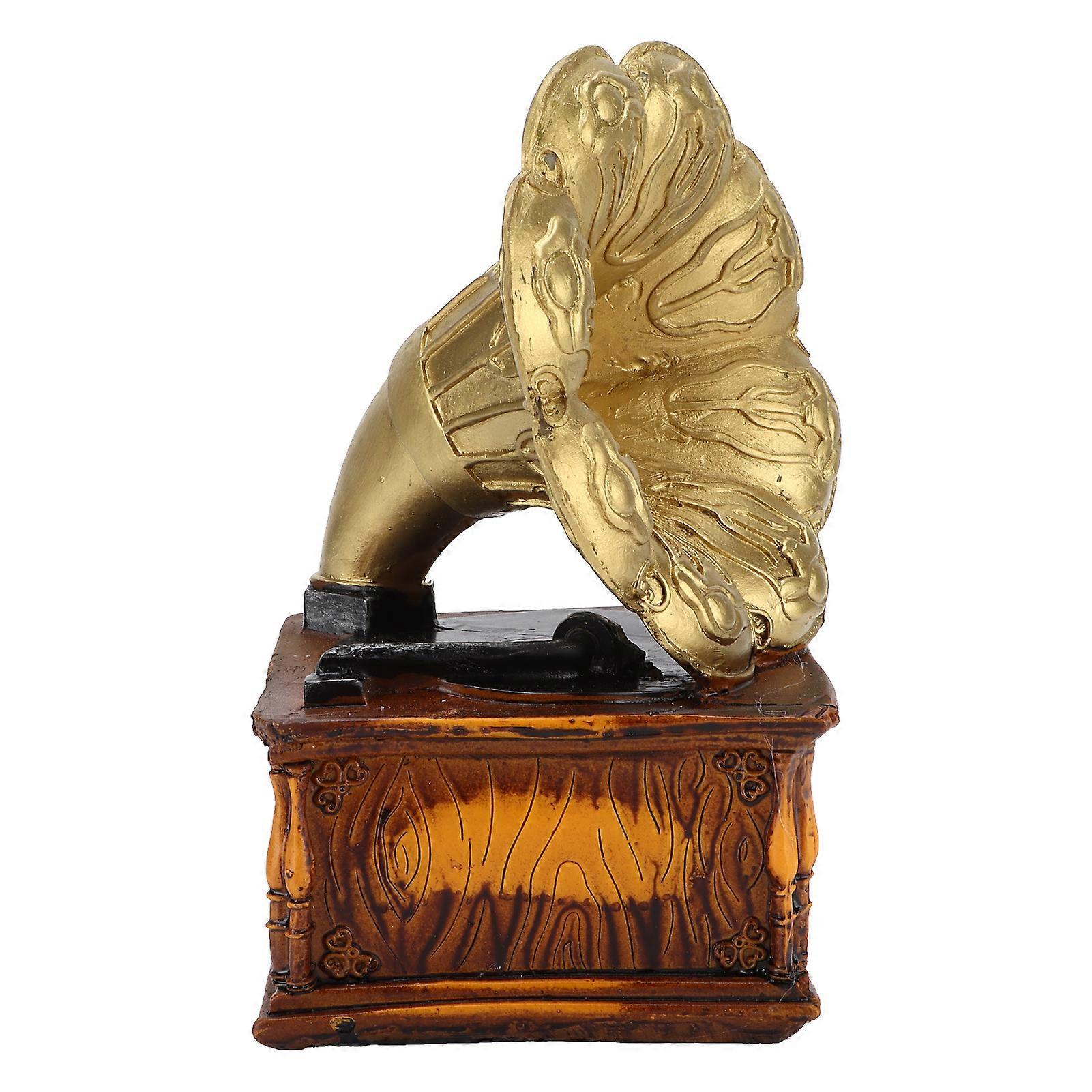 Piggy Bank European Retro Strong Applicability Vintage Phonograph Ornaments for Decoration