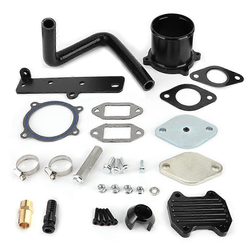 EGR クーラー スロットルバルブ 削除キット ダッジ ラム 2500 3500 4500 5500 6.7L 13-18EGR チューブ付き