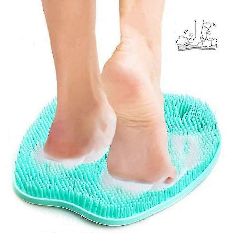 シリコーンフットブラシスクラバーマッサージャーシャワーフットブラシ深い浄化エクスフォリエーションスパは、血液循環を増加させます