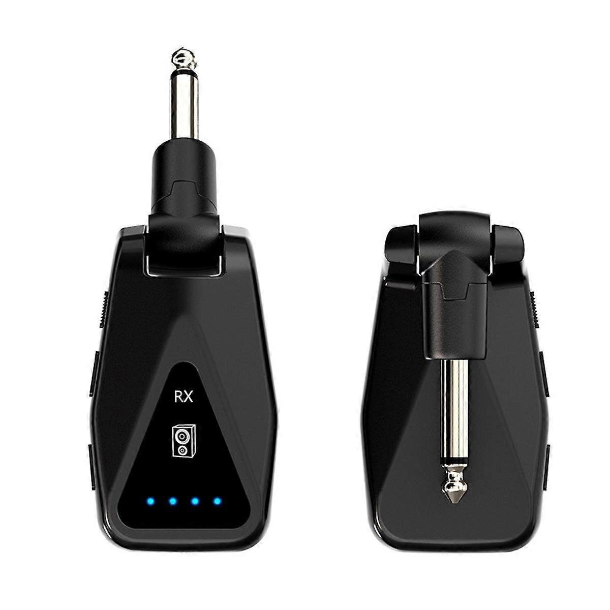 UHF Guitar Microphone System Wireless Guitar Transmitter Receiver for Electric Guitar Plug and Play