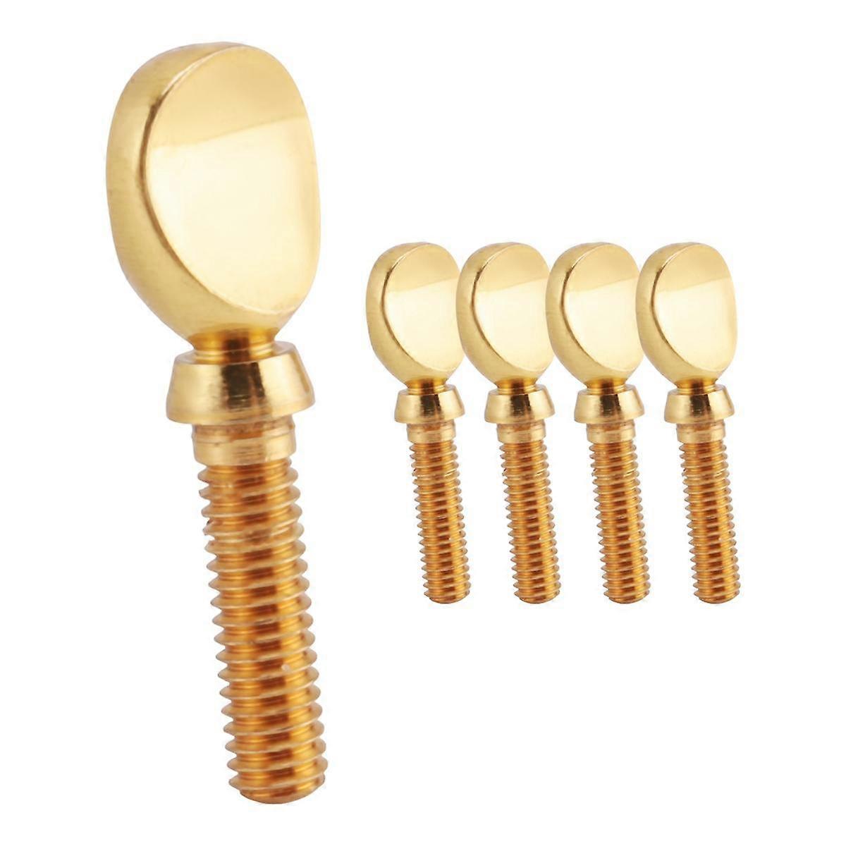 Or cuivre Clarinette Saxophone Saxophone Manche Serrage Vis Soprano Alto Ténor Instruments à vent Pièces Pack de 5