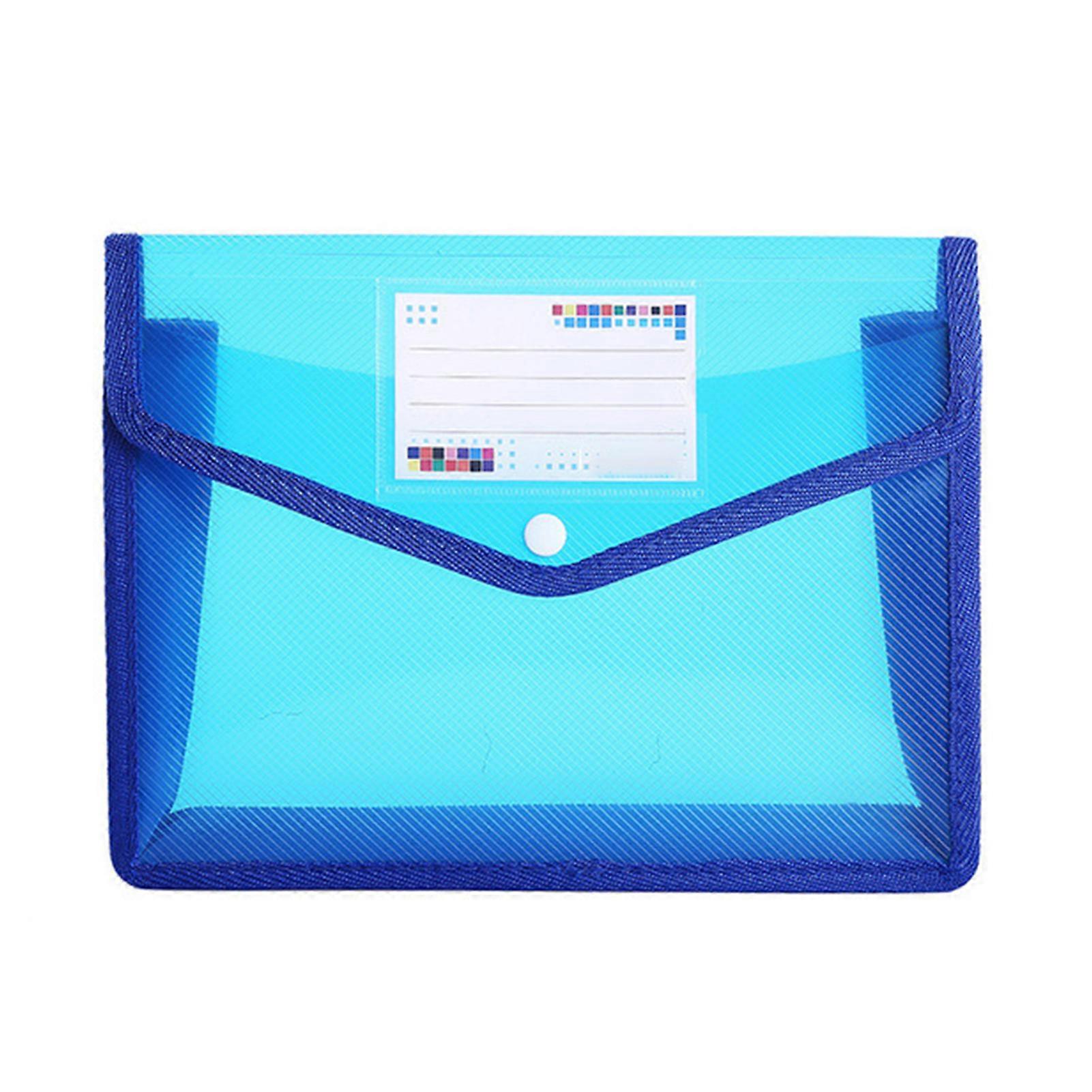 A4/A5 Three-dimensional File Storage Bag Multifunctional Portable File Bag for School Work Home