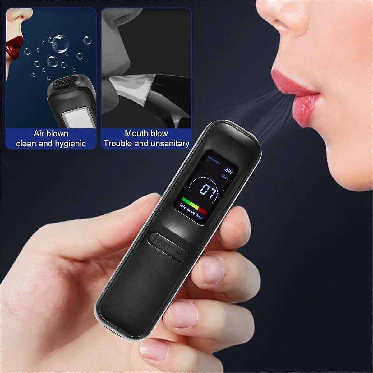 Portable Breathalyzer Tester Non- Breathalyzer with LED Display Screen Personal Breath Alcohol Test