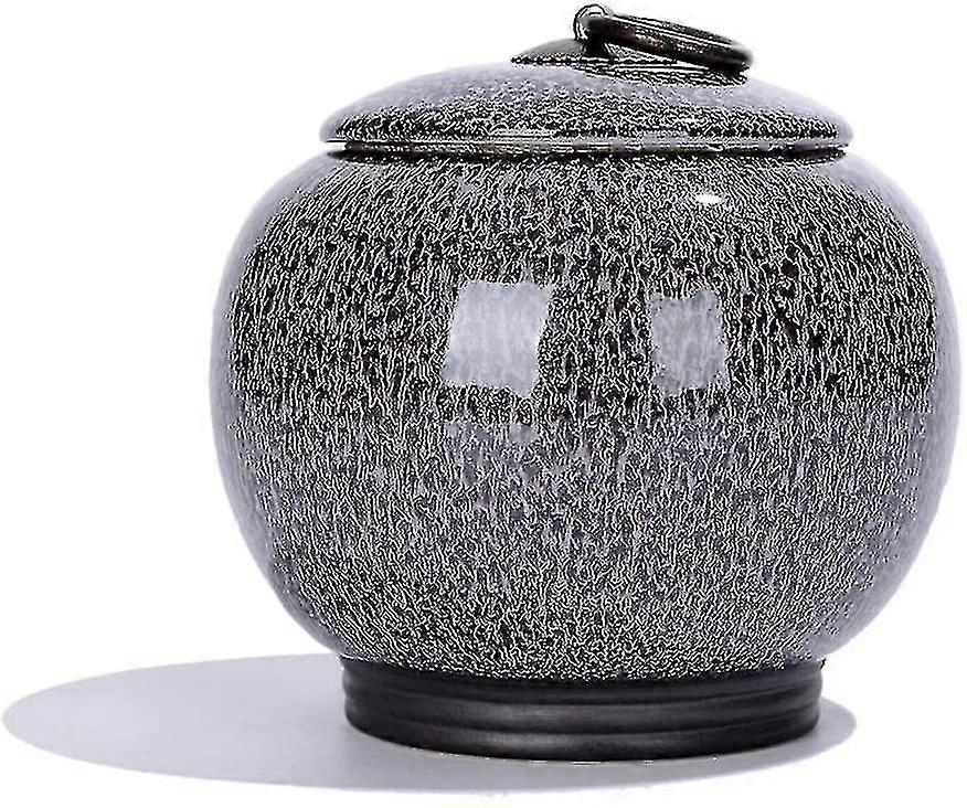 Cremation Urns Medium Size Ceramics Adult Human Memorial Ashes Urn, Ashes Pet Ash, Adult Coffin, Sealed Ceramic (color : C)