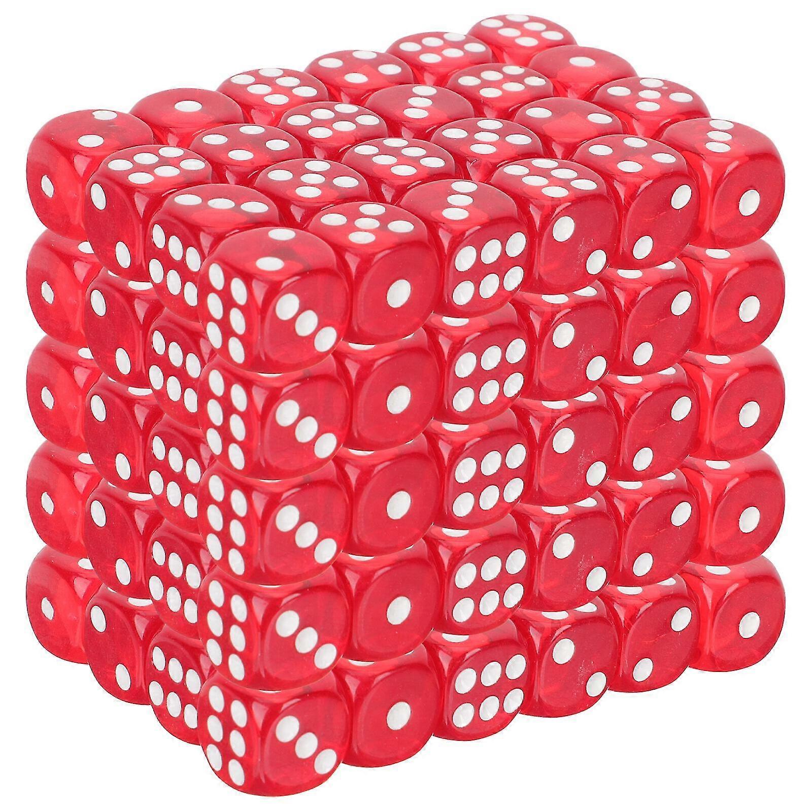100 Pcs Nativity Accessories Polyhedral Dice Party Dice Fun Dice Drinking Dice Divination Dice