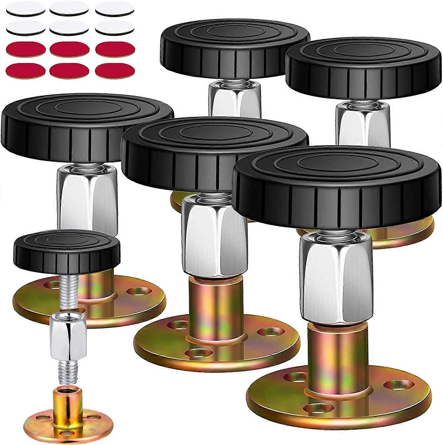 Adjustable Bed Frame, 6 Pcs Anti-Shake Fixer with Thread, Bed Headboard Stopper for Bed Cabinet Sofa (47-64 mm)