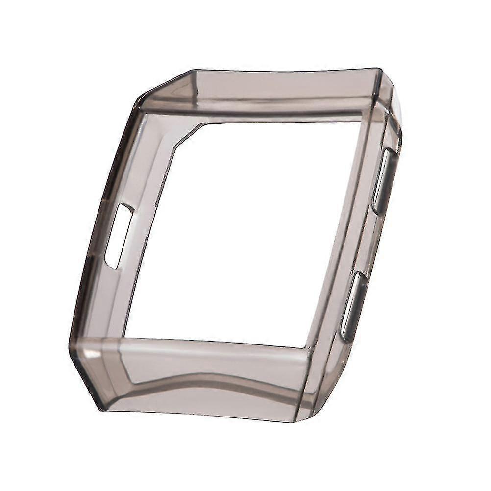 1 Pc Smart Watch Protective Case Tpu Silicone Transparent Anti-fall Shell For Fitbit Ionic (as Shown)