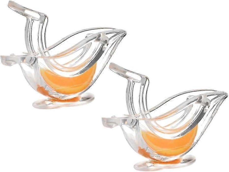 Manual Lemon Squeezer 2pcs Citrus Squeezer Manual Lemon Squeezer Acrylic Hand Press