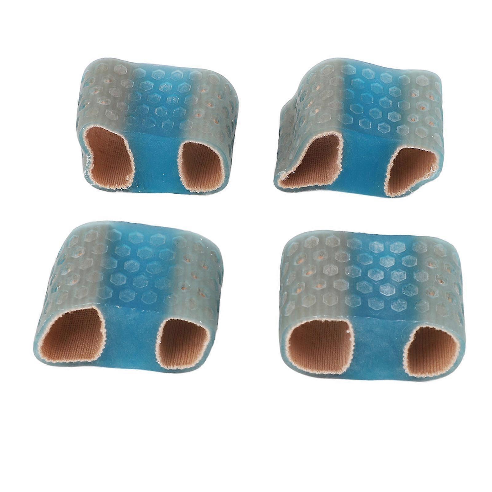 4pcs Bunions Toe Separators Prevent Overlapping Reduce Discomfort 2 Loops Hallux Valgus Corrector L