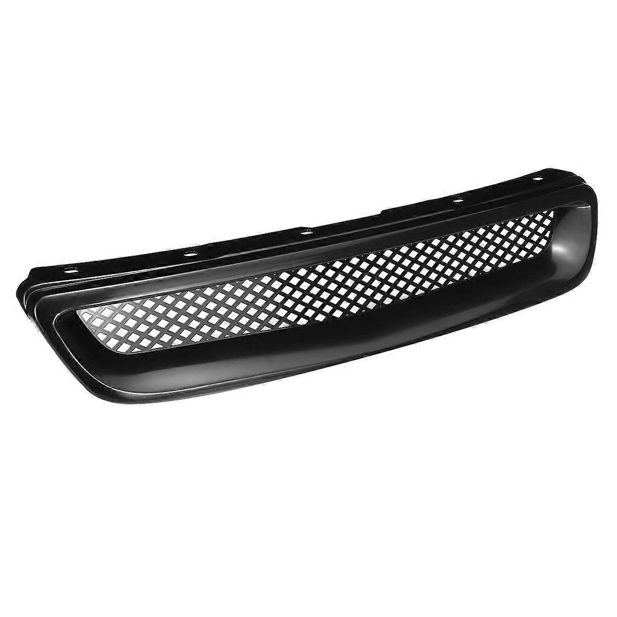 ABS Black Car Front Bumper Hood Grill Grille Cover Trim for EK DX EX LX Type R 1996 1997 1998