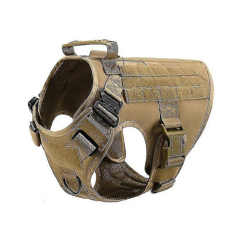 Dog Tactical Harness Training Working Adjustable Metal Buckle High Quality Nylon Material Vest For Large Dogs German Shepherd