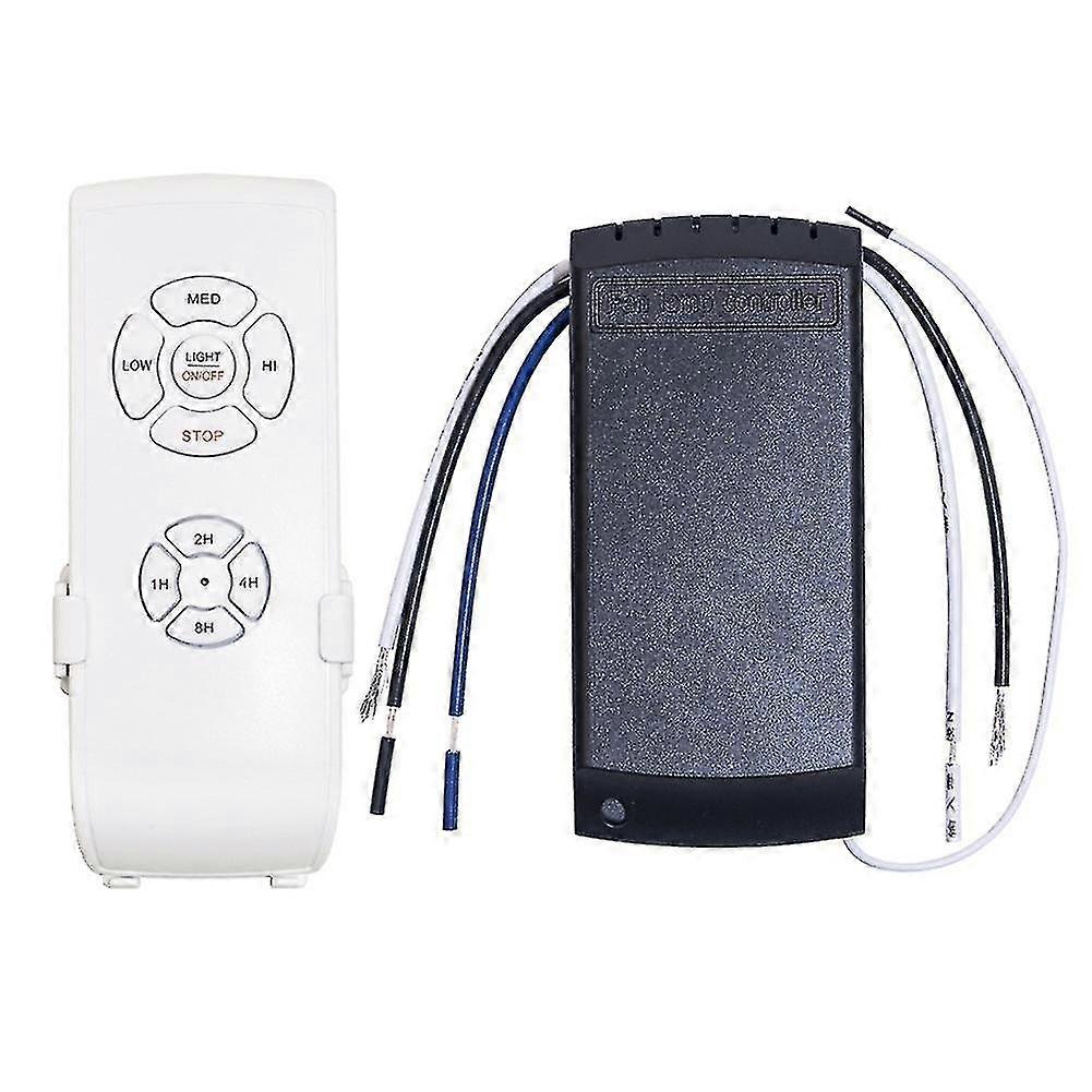 Universelle Deckenventilator-Lampe Fernbedienungs-Kit Ac 220v Timing-Einstellschalter Einstellen Windgeschwindigkeit Tran-ln