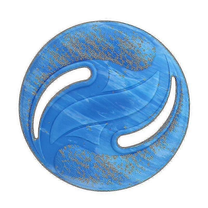 1pc Flying Plate Training Discs Folding Swirling Discs Training Pets Playing Exercise Fun Beach Outdoor Sports Toy Starlight