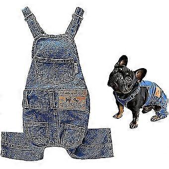 Pet Clothing Dog Denim Jumpsuit Costumes Cat Pet Puppy Jean