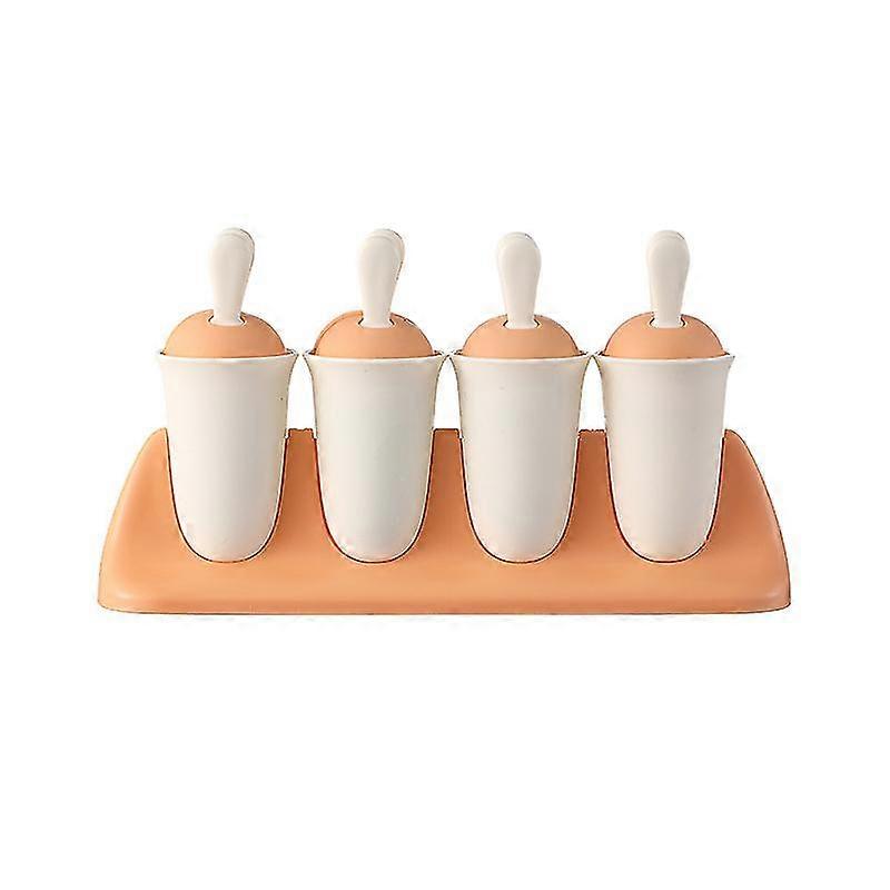 8 Pack Popsicle Molds Set, Bpa Free Ice Pop Maker Set met Sticks En Drip Guards (roze) (d-b2)