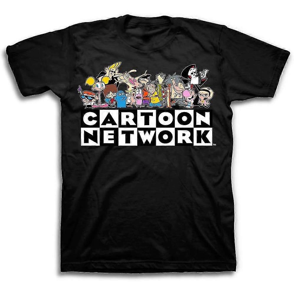 Męska koszulka Cartoon Network w stylu retro - Jonny Bravo, Dexter's Laboratory, Ed, EDD & Eddy Tee - Klasyczna koszulka w stylu retro Ultra wysoka jakość