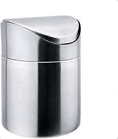 Stainless Steel Mini Table Bin with Lid
