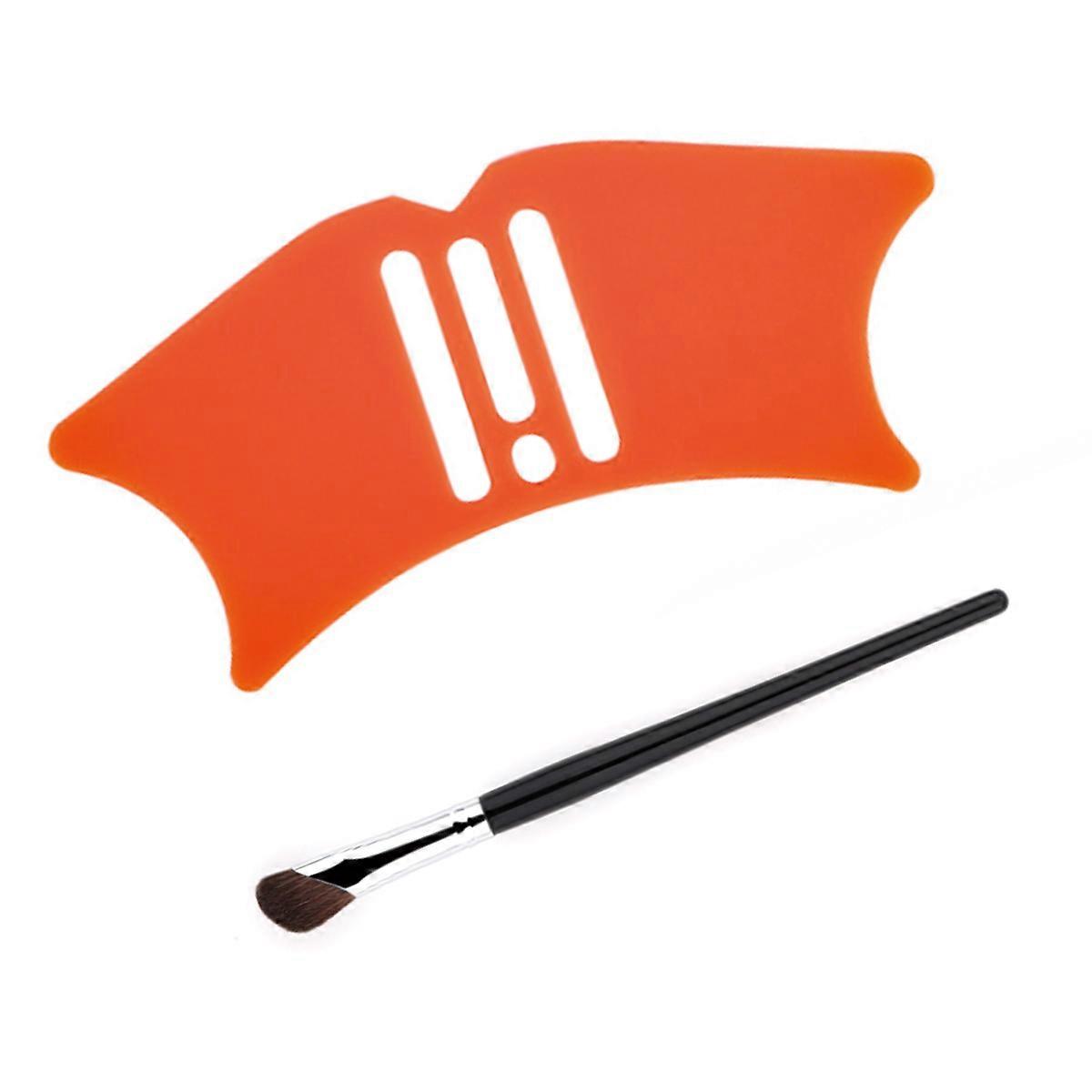 BD-Eyeliner Stencils Reusable Silicone Multi-Purpose Eye Makeup Tool, 4 in1 Aid Nose Contour Eyeliner Stencils Eyebrow Pencil Stencil for Beginners Ma
