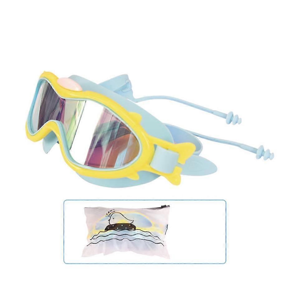 Lunettes - Anti-buée Lunettes de Natation et de Piscine Enfant3 - 16 ans16.5*6*5.5cmJaune bleu