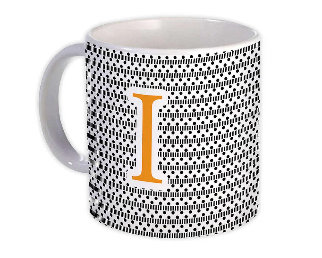 Hediye Kupa: Monogram Harf I Alfabesi