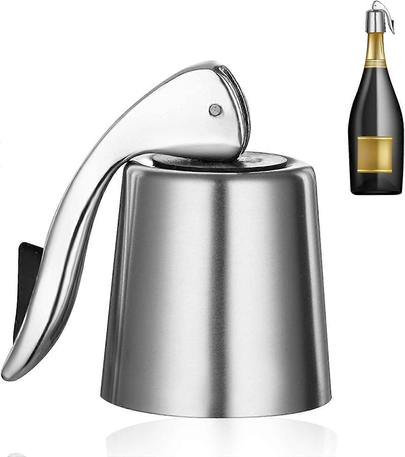 Stainless Steel Wine Plug - Wine Bottle Stoppers with Corkscrews
