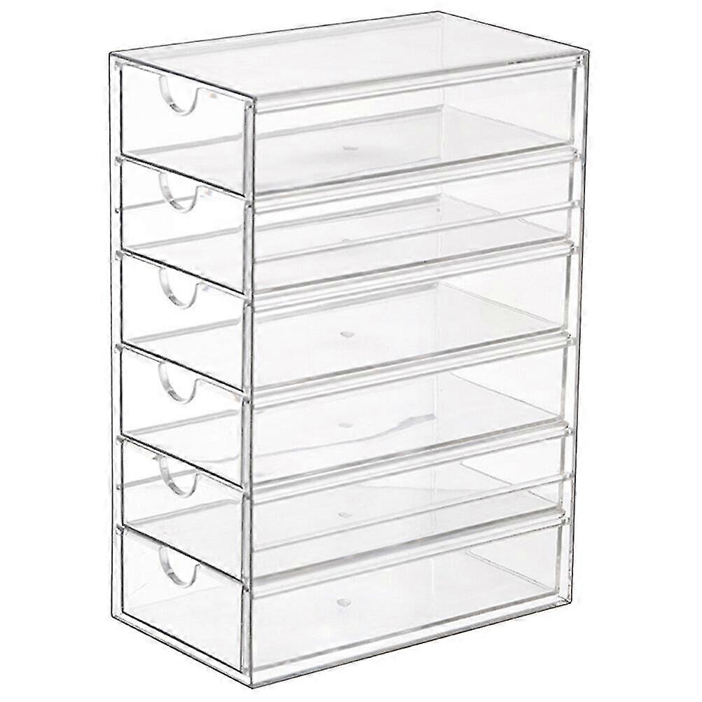 Desktop Drawer Organizer Multi-layer Transparent Storage Box Versatile Trinket Storage Holder