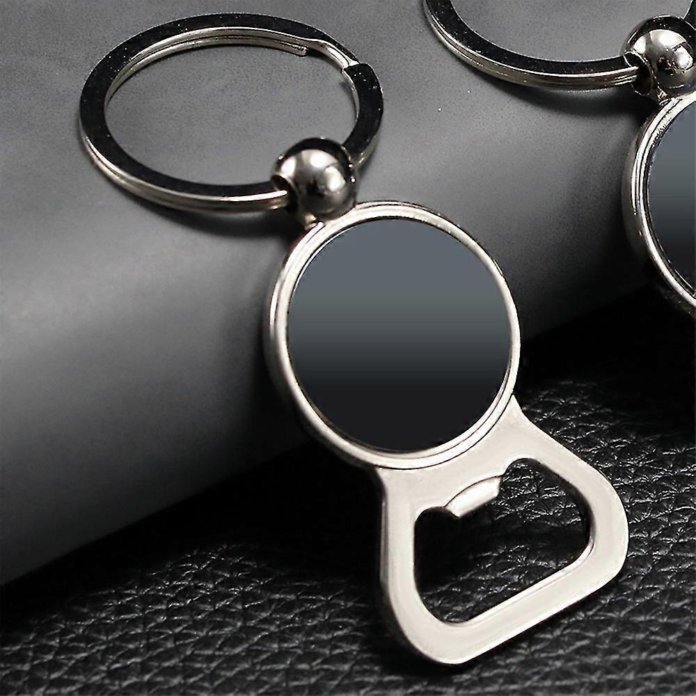 Keychain Bottle Opener Round Keychain