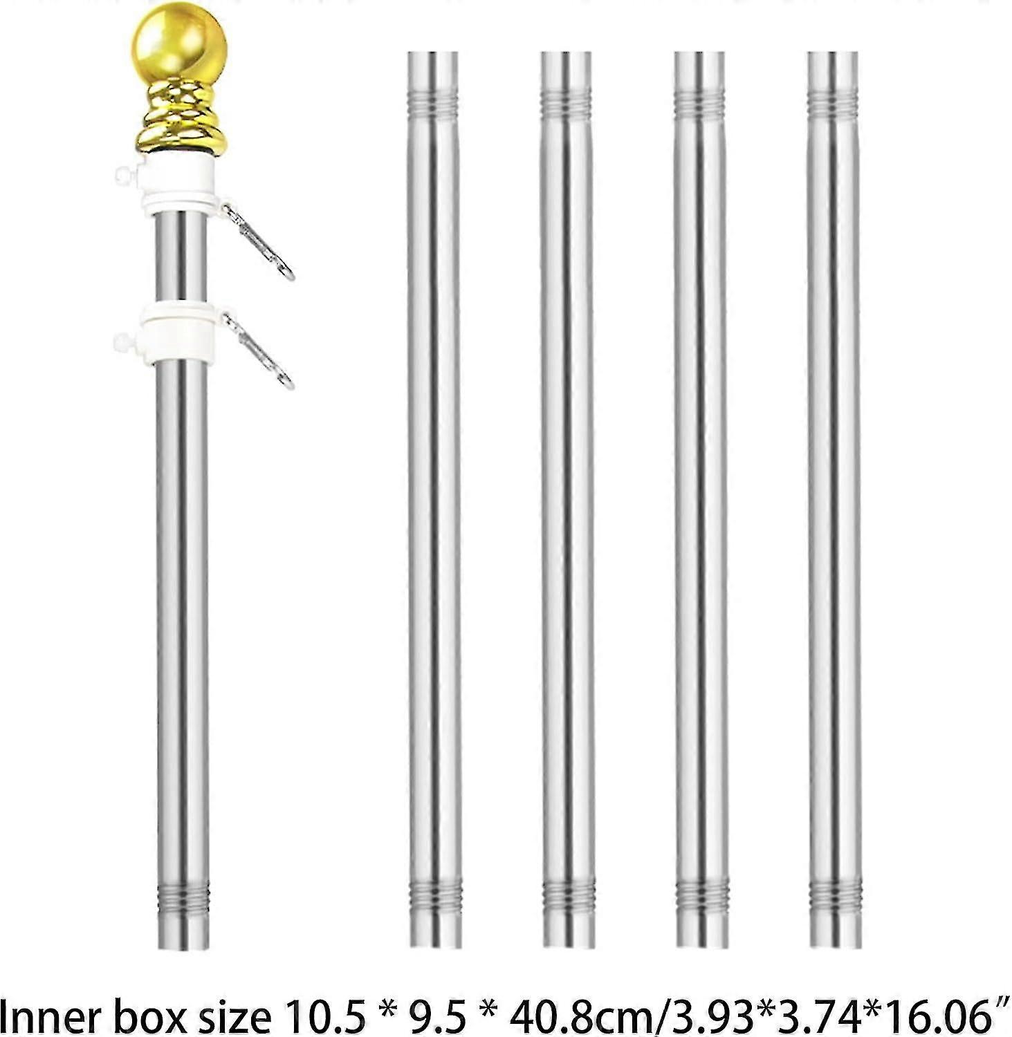 Stainless Steel Wall Mount Spinning Kit - 1.8m Combination Set