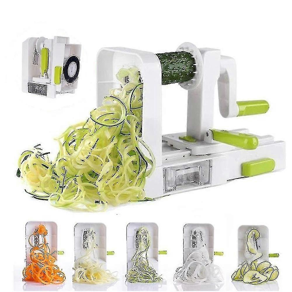 Hand Rotary Cutter Vegetable Spaghetti Spiral Vegetable Cutter Fancy Swing Plate Shredder Grater For Home