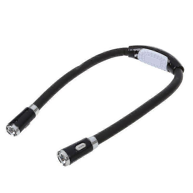 Reading Light, Neck Light, Battery Powered (1 Piece, Black)-