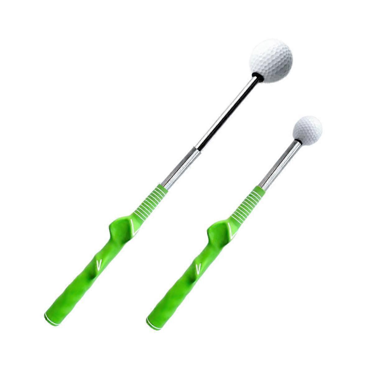 Golf Swing Practice Stick Telescopic Swing Trainer Aid Tool Golf Posture Corrector Exercise Supplie