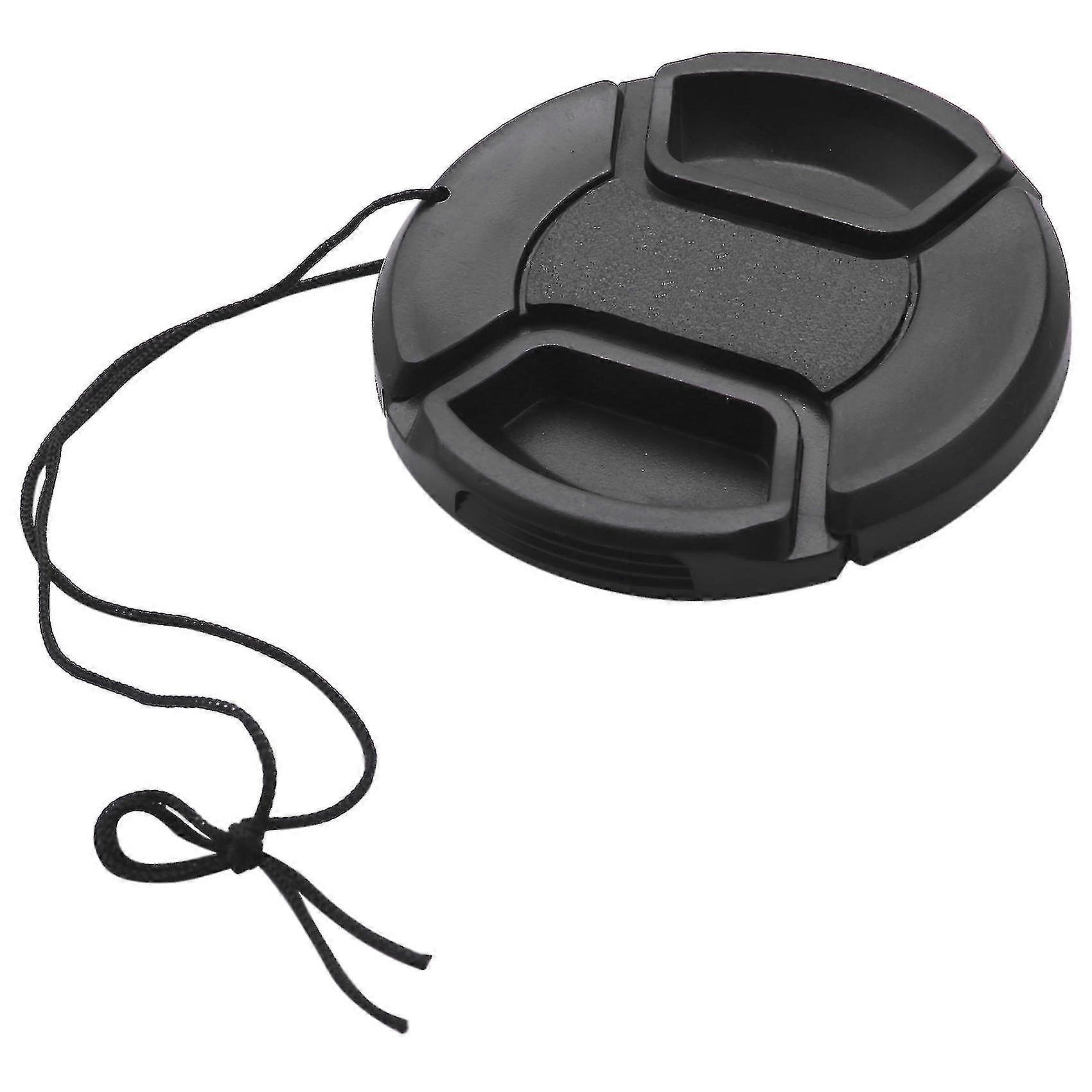 58mm Lens Cap With Lens Cap Leash Hole Bundle For Dslr Cameras For (58mm)- 4 Pack-ZZY