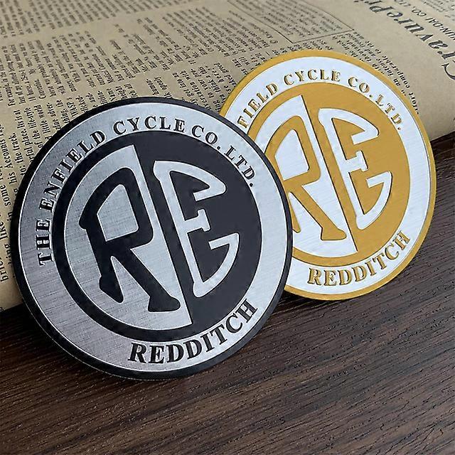 Retro 3D Metal Motorcycle Locomotive Modified Emblem Vehicle Decals Badge Decals for Bullet Enfield Interceptor 650 Continental GT 650