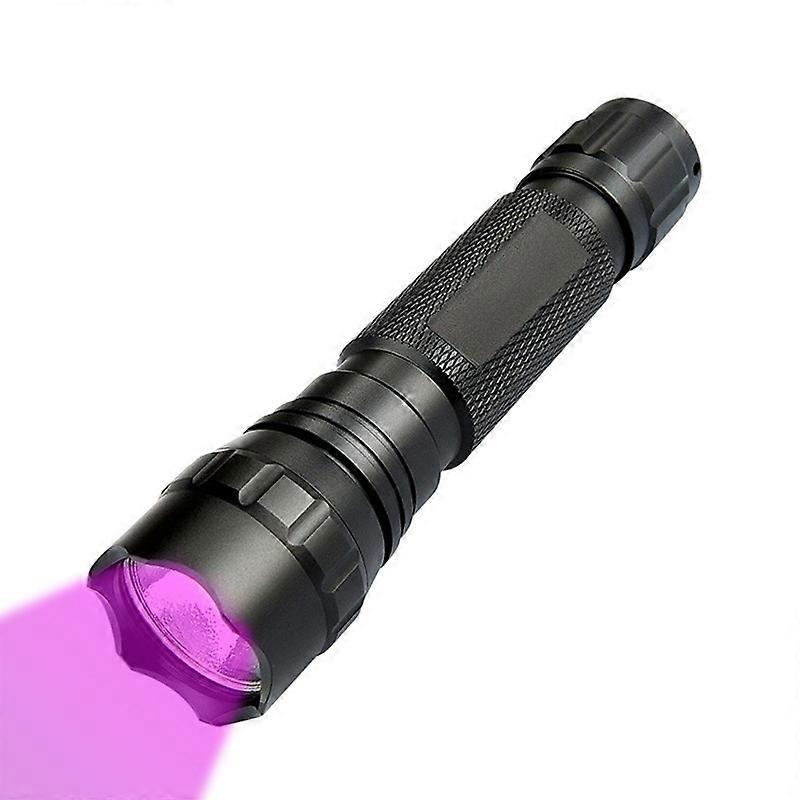 UV Torch LED Black Light 350nm Ultraviolet Torch Lights, 5 Light Modes, Dog/Cat Urine Detector Find Stains on Clothes Floor Carpet Rugs (1) [Energy Cl