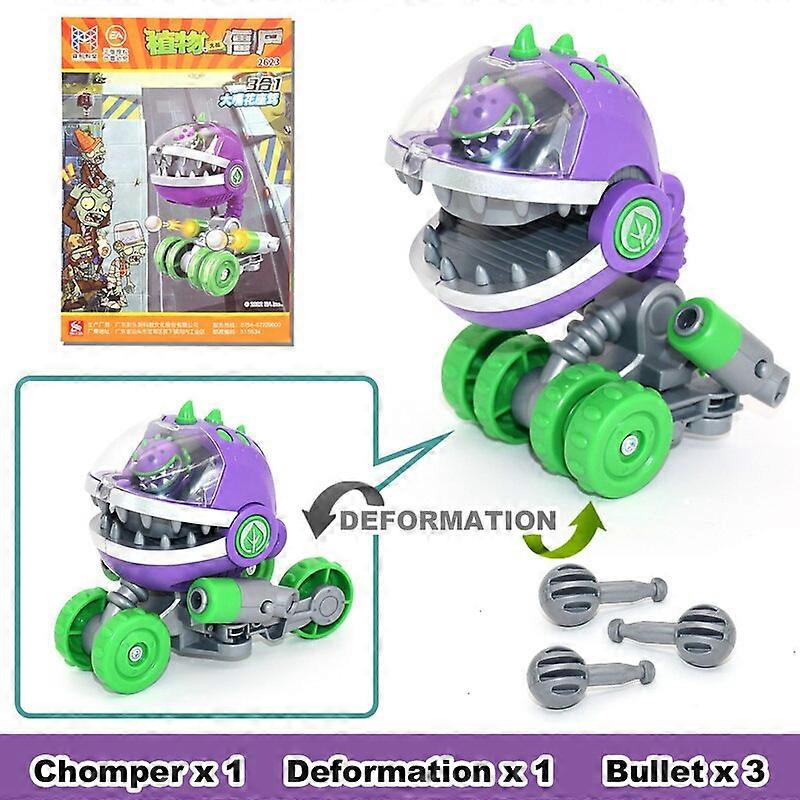 3 in 1 Assembly Deformation Toys For Boys Robot Doll PVZ Plant Vs. Zombie Mecha fighter PVC Action Figure Model Kid Gift3 in1 Remote Control Robots