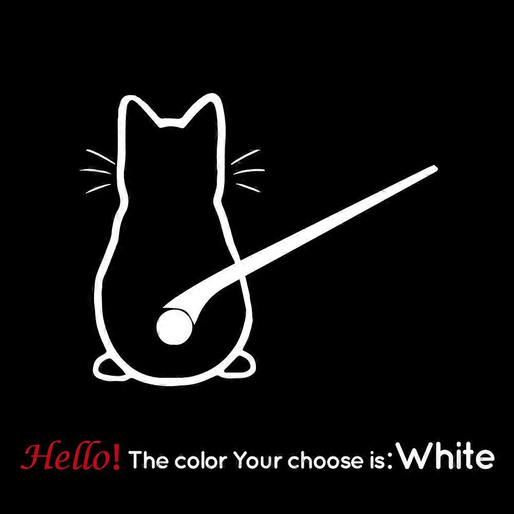 Art Design Funny Cat Car Sticker Car Body Window Rear Glass Auto Decoration Car Styling Stickers And Decals