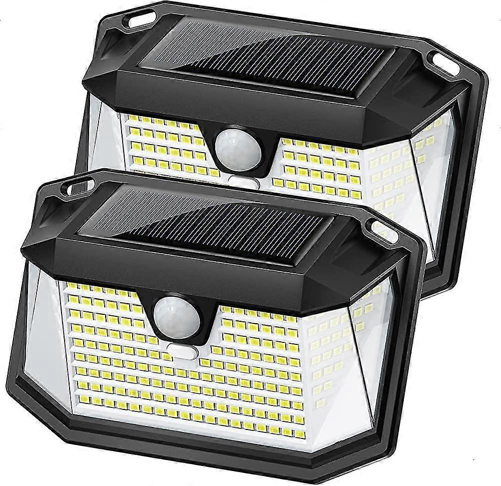 Solar Security Lights Outdoor, 202 Led Solar Motion Sensor Lights With 3 Modes