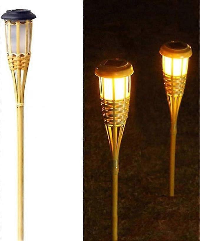 חדש לגמרי 2023 מנורות לפיד, תאורת גן חיצונית, מנורת לפיד מדומה