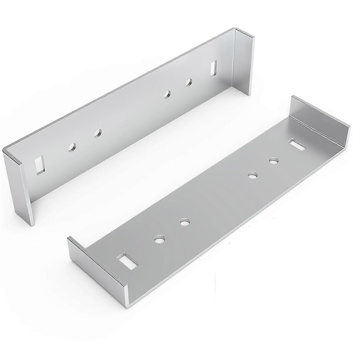 Metal Mailbox Mounting Bracket Large for Mailboxes with 8Inch Wide Floor 2Pcs