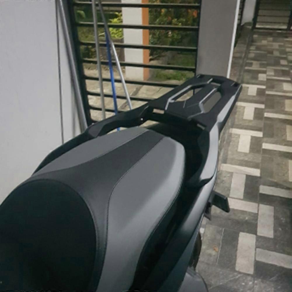 Portaequipajes Trasero Para Honda Forza 350/250/125 - Soporte De Carga, Apoyabrazos Para Pasajero - Aleación De Aluminio, Color Negro
