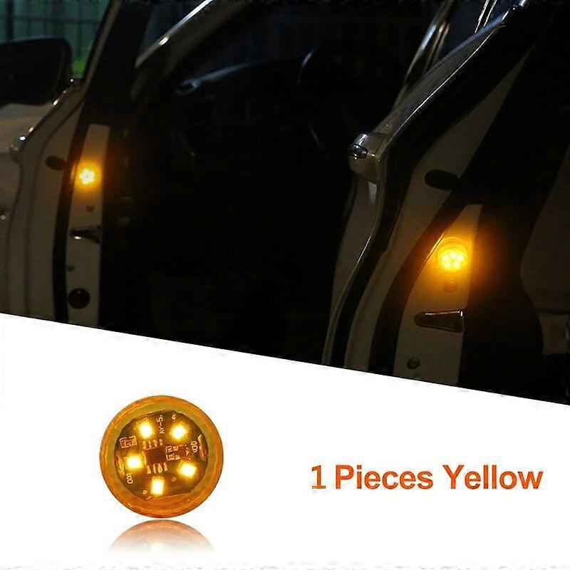 Car Opening Door Safety Warning Anti-collision Lights Magnetic Sensor Strobe Flashing Alarm Lights Anti Rear-end Collision Lamps Motor Vehicle Lightin