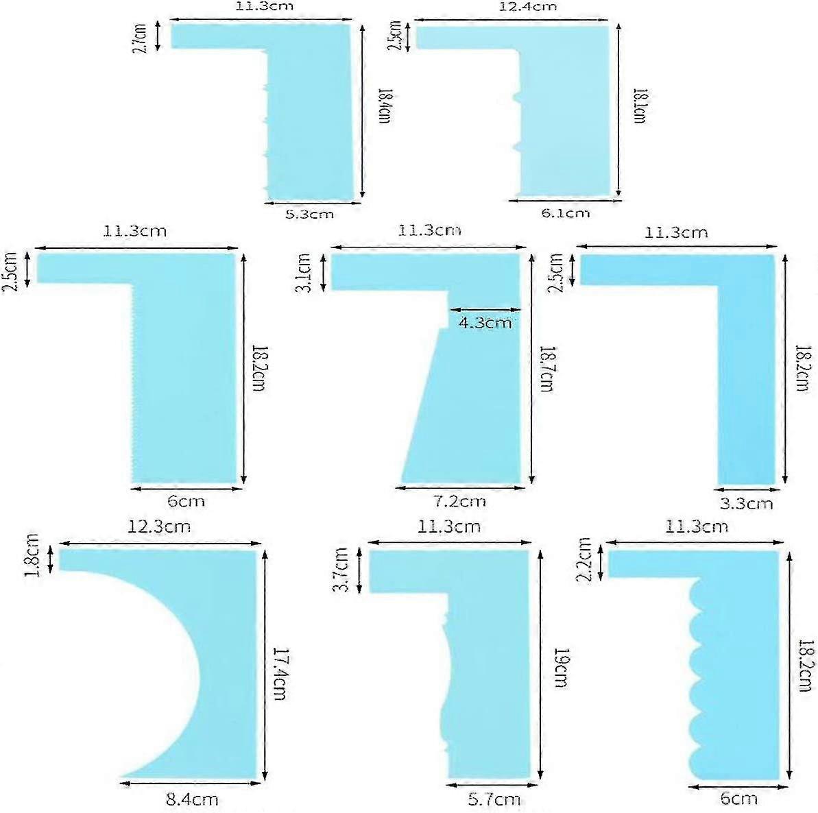 Cake Decoration Scraper Cake Smoother Decoration