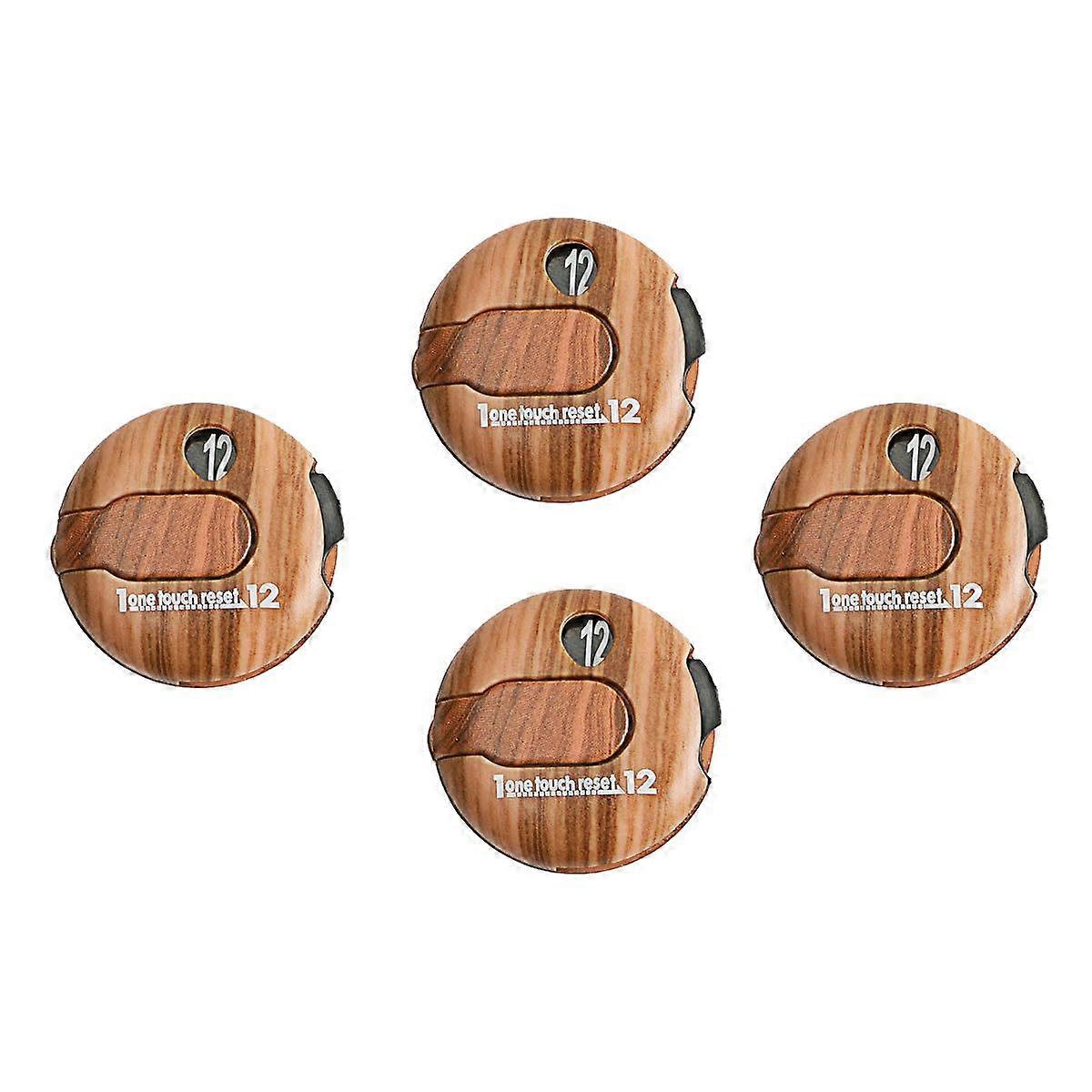 4PCS Golf Score Counter Golf Stroke Counter Accurate Golf Score Keeping Device for Golfer Gift Golf