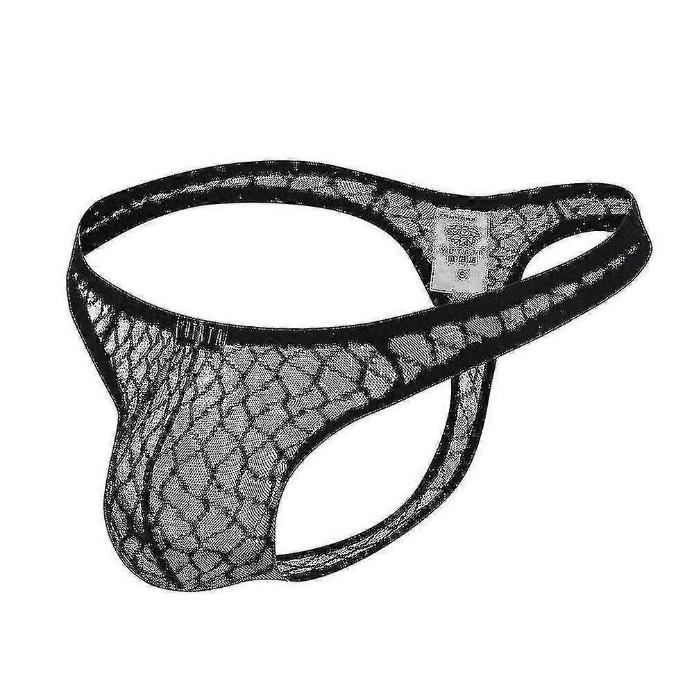 Sexy Lace G-string Men Sheer Briefs Underwear Underpants Thongs Panties