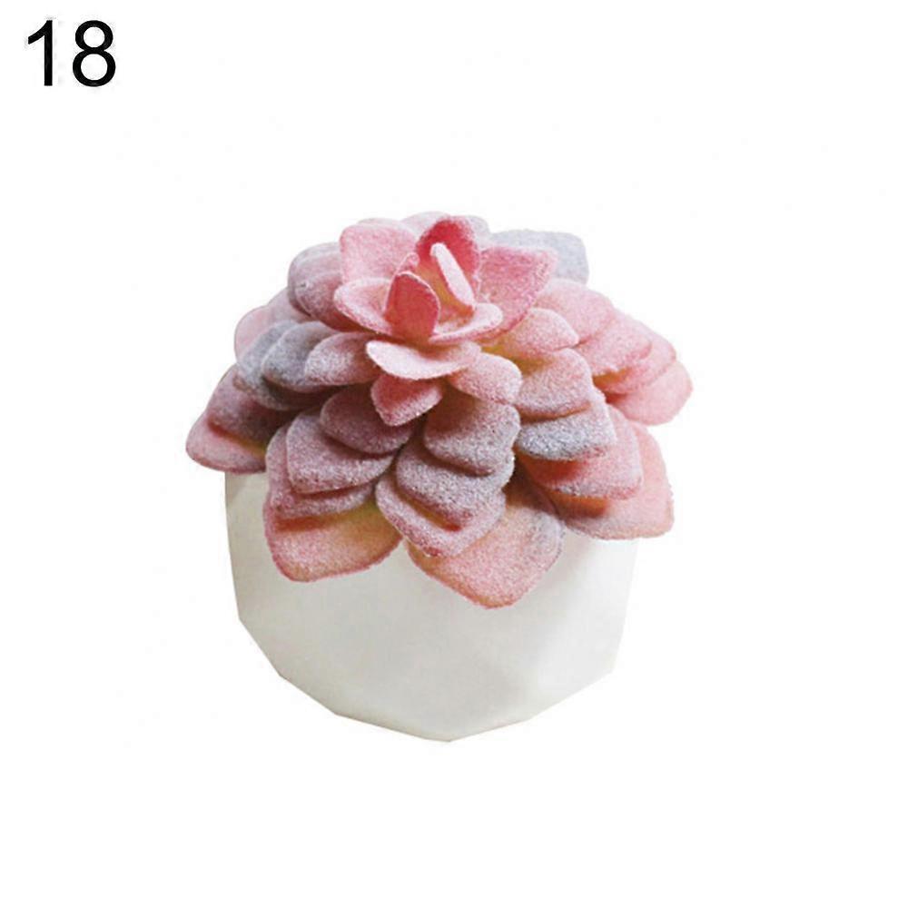 1Pc Artificial Bonsai Decor Tropical Cactus Plants Pot Vivid Color Succulent Plant DIY Garden Office Home Party Decoration