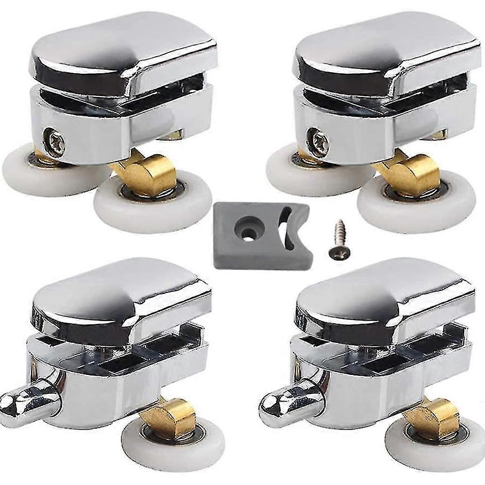 4pcs 25mm Shower Door Rollers Sliding Shower Doors Wheels Replacement Roller Runner Wheel