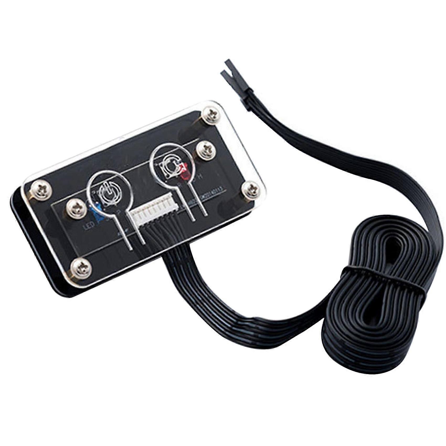 Desktop Computer Switch External Power Switch Power Button+restart Button Pc Case Power Supply Butt